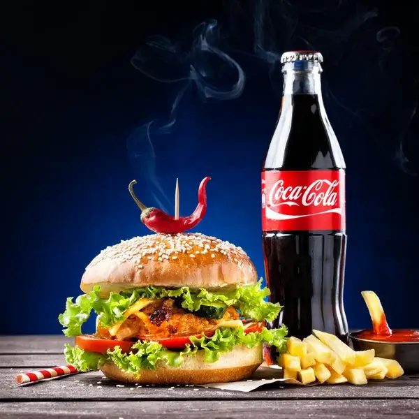 Burger with Soda